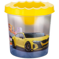 Стакан-непроливайка Prof-Press Желтый автомобиль арт.С-0927