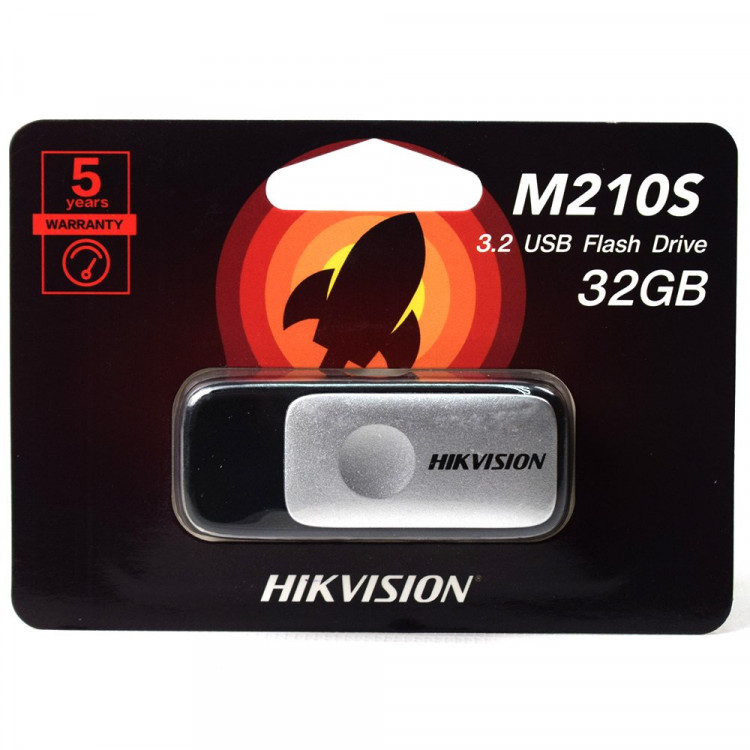 Флеш диск 32GB Hikvision M210S USB 3.2 черный Флеш диск 32GB Hikvision M210S USB 3.2 черный