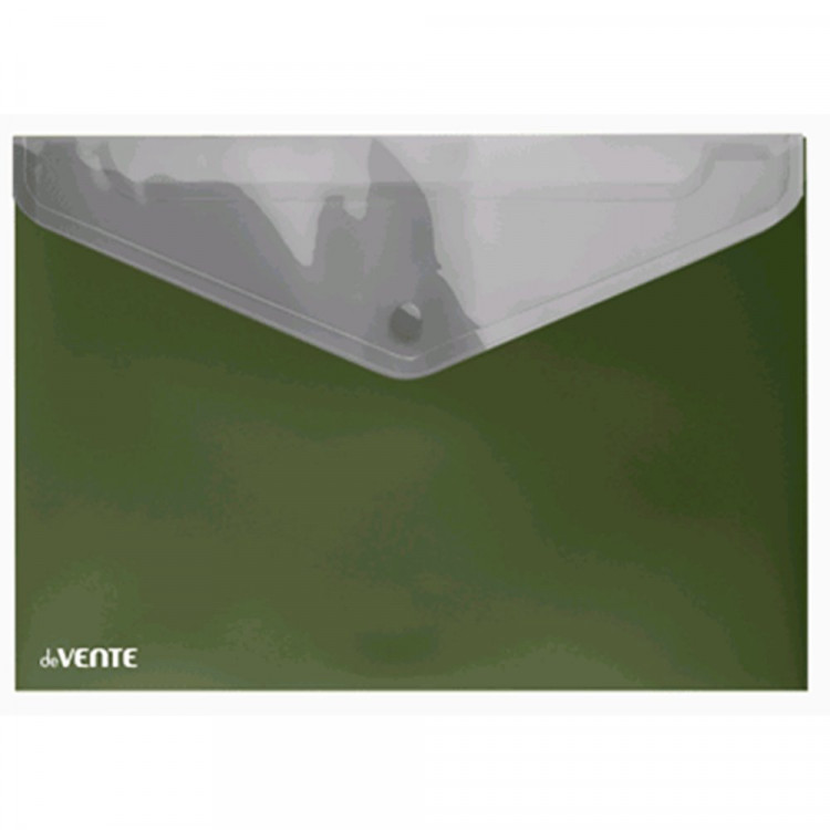 Папка-конверт на кнопке А4(235*330) 180мкм deVENTE Marandi. Dual, фисташковая арт.3079318 (Ст.)