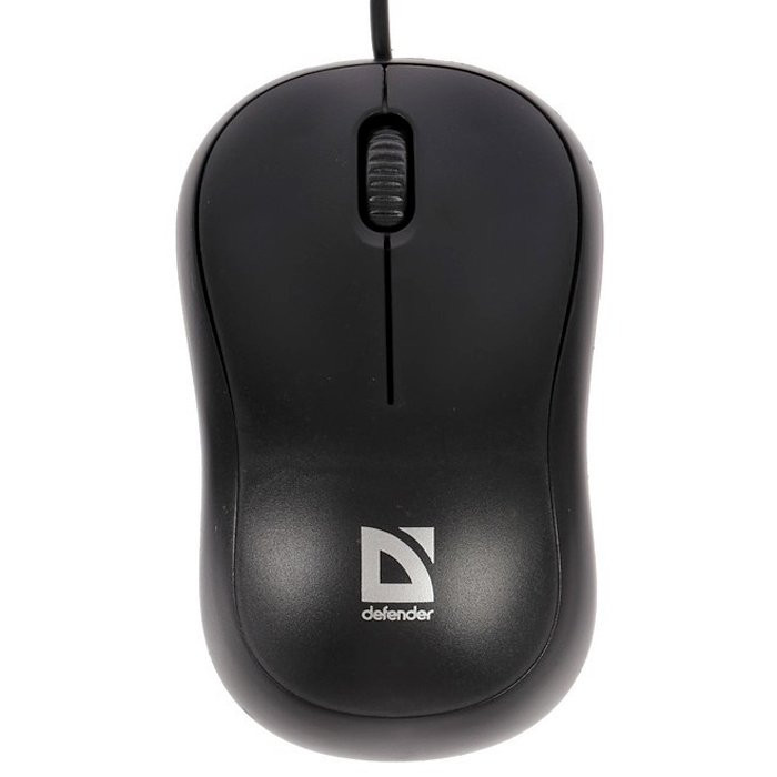 Мышь проводная Defender Patch MS-759 черный,3 кнопки,1000 dpi