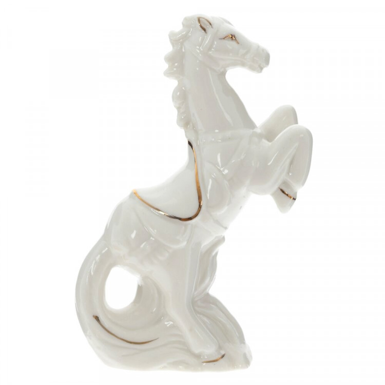 Статуэтка декоративная (Символ года) "Лошадь" 13см белая арт.823537