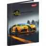 Записная книжка А7 твердая обложка 48 листов Prof-Press Желтое авто глянцевая ламинация арт.48-1710