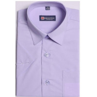 Сорочка детская приталенная короткий рукав размерный ряд 29/116-122-36/158-164 цвет сирень Brostem арт.MO4708ds**