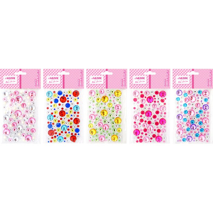 Наклейки-стразы акриловые (deVENTE) Кружки артнаклейки 8002801