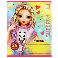Тетрадь 24 листа клетка (TIK TOK GIRL) арт.NS-24-81799-TT