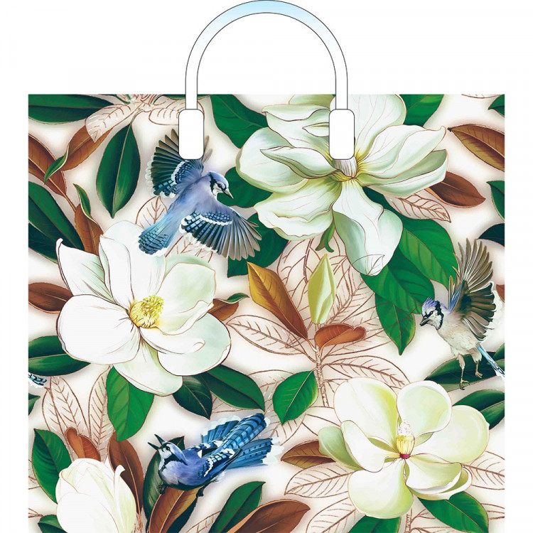 Пакет пластиковый с ручкой "Прятки в цветах" 38*34+3см 90мкм арт ПЛР51618 Пакет пластиковый с ручкой "Прятки в цветах" 38*34+3см 90мкм арт ПЛР51618