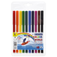 Фломастеры (Centropen) Colour World Washable 10 цветов арт.7550/10 TP / 7790/10 TP