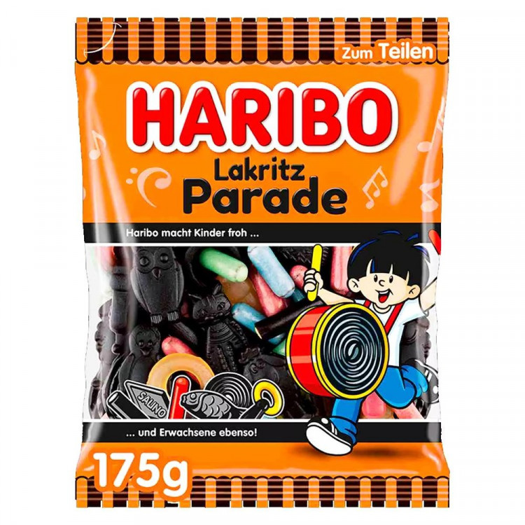 Жевательный мармелад Haribo Lakritz Parade 175гр  (Ст.36)