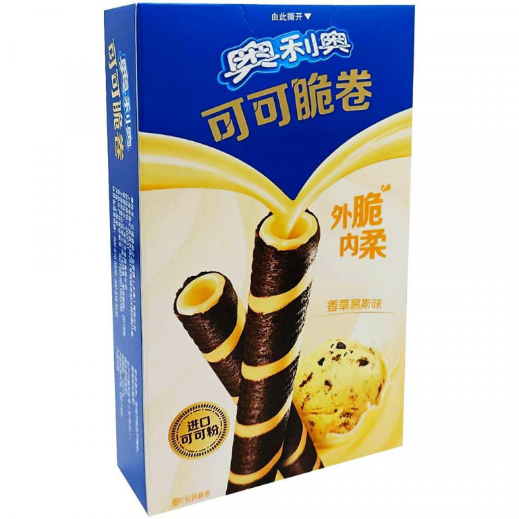 Вафельные трубочки Oreo Wafer Vanilla со вкусом ванили 50гр (Ст.24)