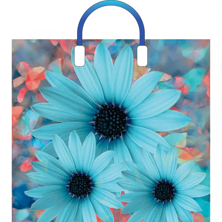 Пакет ПВД пластмассовые ручки 38*34+3 90мкм Дарси