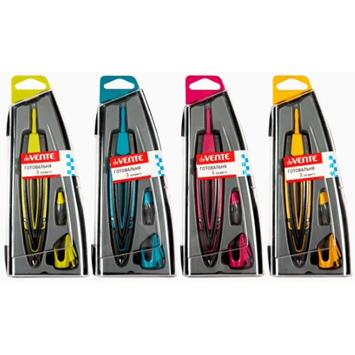 Готовальня 3 предмета (deVENTE) ассорти арт.5093603 Готовальня 3 предмета (deVENTE) ассорти арт.5093603