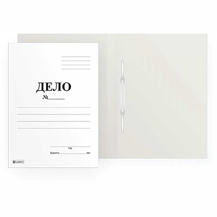 Скоросшиватель "ДЕЛО" 400 г/м2 мелованный картон арт.22051 (Ст.200)