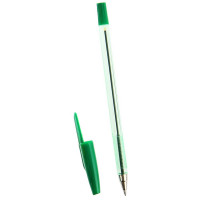 Ручка шариковая прозрачный корпус (BEIFA) зеленый арт.927 (Ст.50/4000)