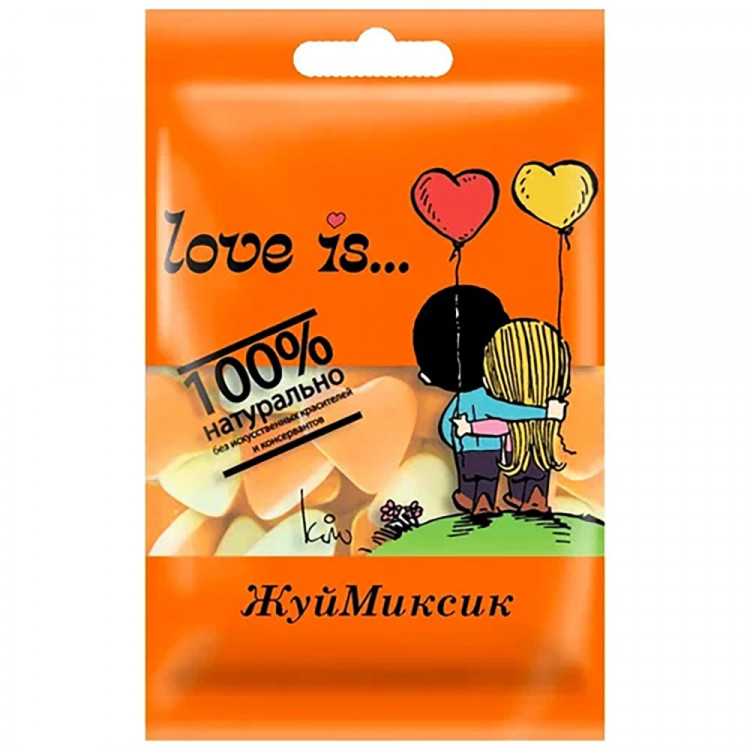 Жевательный мармелад Love Is ЖуйМиксик Клубника-Банан  (Ст.20)