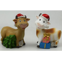 Копилка СГ "Коровка" 12см в ассортименте арт.753518