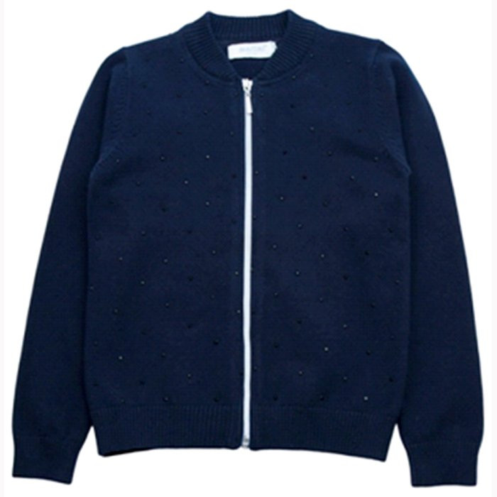 Кардиган для девочки (Malini) артикул 3948 размер 30/116   цвет синий