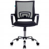 Кресло д/оператора хром/сетка Бюрократ черный/черный CH-695NSL