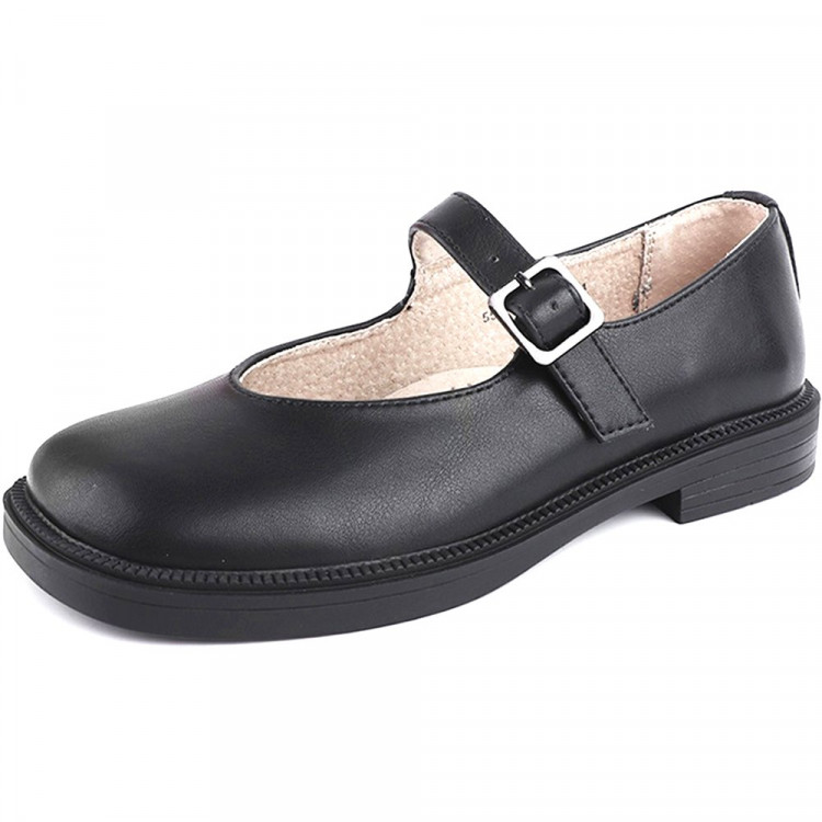 Туфли для девочки (KEDDO) черные верх-натуральная кожа подкладка-натуральная кожа артикул 558004/81-03 Туфли для девочки (KEDDO) черные верх-натуральная кожа подкладка-натуральная кожа артикул 558004/81-03