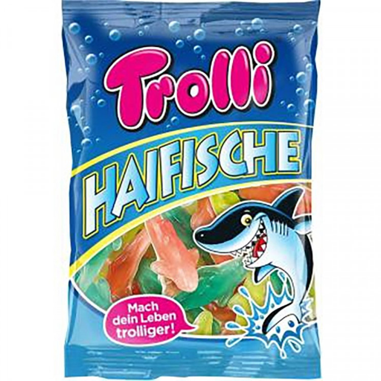 Жевательный мармелад Trolli 150гр Haifische акулы (Ст.24)