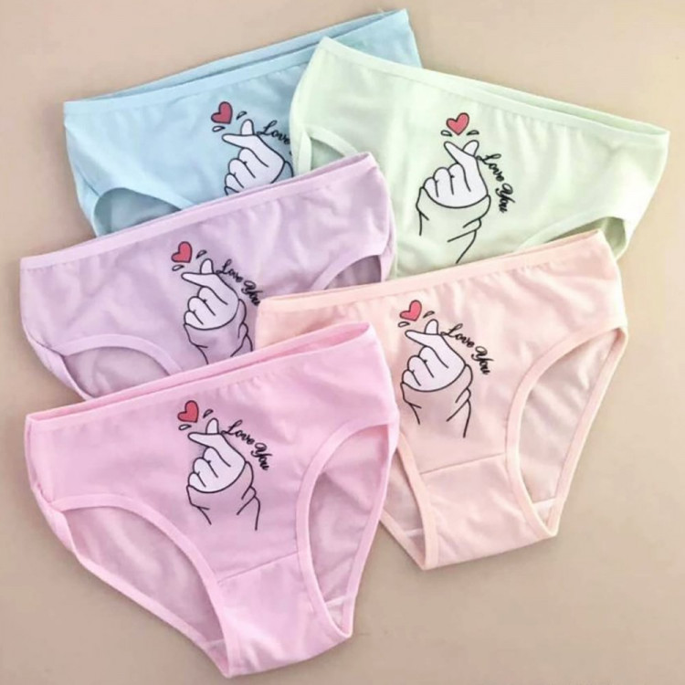 Трусы для девочки арт.Coolkid 2506  цвет в ассортименте 95% хлопок, 5% спандекс