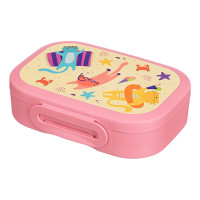 Ланч-бокс 0,98л. "Пластишка" розовый арт.431320605